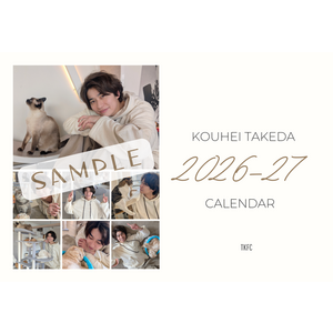 【TKFC限定 直筆サイン入り】武田航平  2026-27 卓上カレンダー 【3/7まで期間限定販売受付】